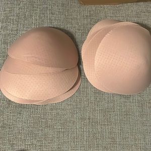 lululemon athletica Nude/Blush Bra Inserts 12/14